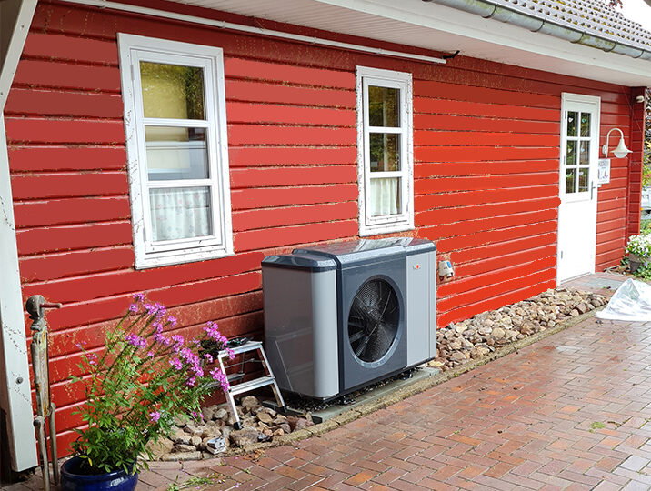 Wärmepumpe Wolf Holzhaus Flensburg