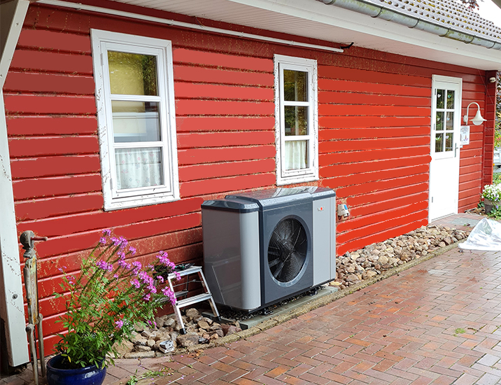 Wärmepumpe Wolf Holzhaus Flensburg